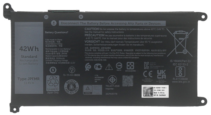OEM Notebook Akku Ersatz für Dell Chromebook-3400 OEM Notebook Akku Ersatz für Dell Chromebook-3400
