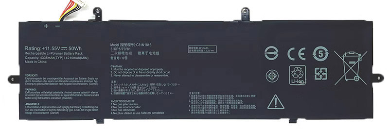 OEM Notebook Akku Ersatz für Asus ZenBook-Flip-13-UX362 OEM Notebook Akku Ersatz für Asus ZenBook-Flip-13-UX362