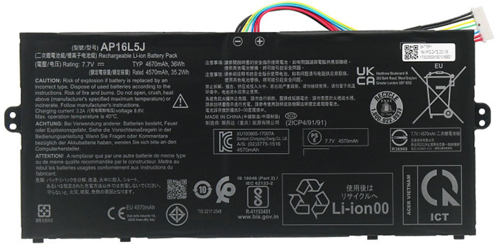 OEM Notebook Akku Ersatz für ACER Swift-5-52T-Series OEM Notebook Akku Ersatz für ACER Swift-5-52T-Series