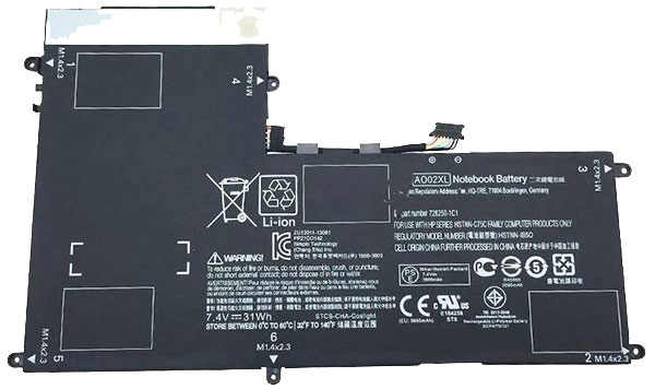 OEM Notebook Akku Ersatz für HP  ElitePad-1000-G2-J4M84PA 