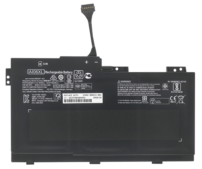 HSTNN-LB6X Notebook Akku