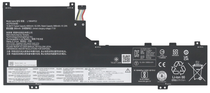 L19L4PD2 Notebook Akku
