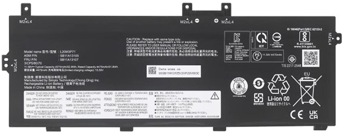 OEM Notebook Akku Ersatz für LENOVO L20D3P71 OEM Notebook Akku Ersatz für LENOVO L20D3P71